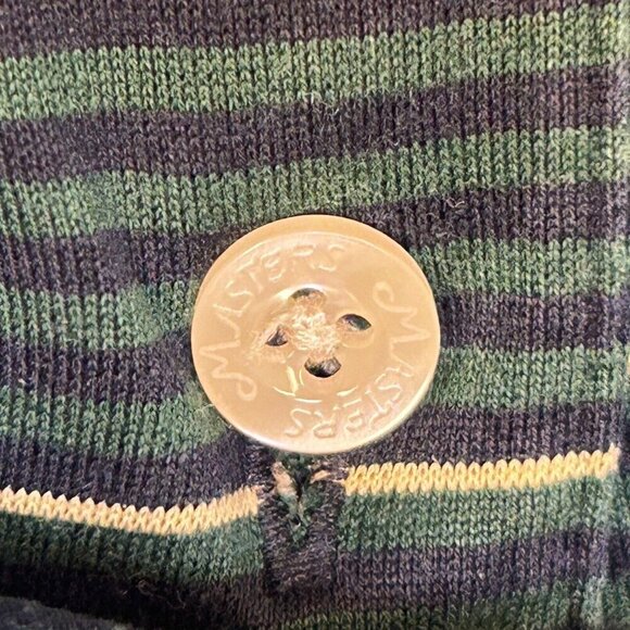 Masters Collection Polo Shirt Mens Large Augusta Golf Shirt Green National Logo - Picture 8 of 12